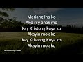 Mariang Ina Ko Instrumental