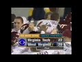 West Virginia vs. Virginia Tech 1999 Highlights (