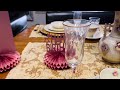 New! Gold and pink table setting