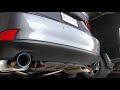 Lexus IS 350 (2014) Invidia Q300 axleback exhaust - Start up and revs