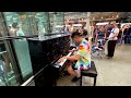 Pianist Plays Chopin - Torrent Etude At Train Station