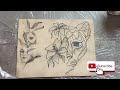Tattoo time-lapse, tattooing flowers and tiger
