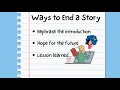 Writing a Personal Narrative for Kids - Episode 7 : Closing