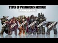 List of all types of Primarch's Armour in Warhammer 40K