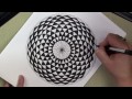 How to Draw the Torus Yantra and Color the Hypnotic Eye Mandala [Sacred Geometry]