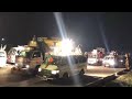 A part of PTI LongMarch passing Srinagar Highway at 4 AM