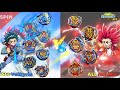 【ALL Valkyrie VS ALL Achilles】Beyblade Burst Sparking relay battle 베이블레이드 버스트 슈퍼킹 올 발키리 VS 올 아킬레스 배틀