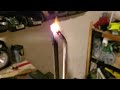 Homemade oxy propane torch tip brazing nozzle