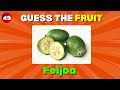 Fast Fruit Guessing Game | Guess The Fruit In 5 Seconds | Fruit Quiz