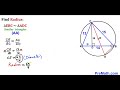 Can you find the Radius of the circle? | (Triangle inscribed in a circle) | #math #maths