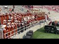 2021 University of Texas Longhorn Band plays a stand tune