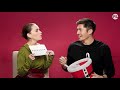 Emilia Clarke and Henry Golding Sing and Try to Guess the Holiday Song by Lyric | POPSUGAR Pop Quiz