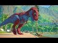 ALL RED SPIDER-MAN Battle in Jurassic World |Dinosaur Pro SuperHero Team|