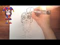 How to draw Pomni |Easy drawing |just arts