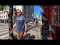 Toronto Saturday Queen Street West Downtown walking Tour Canada 4K