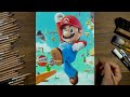 Drawing Super Mario [Drawing Hands]