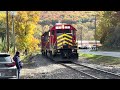 Chasing N&W 611 leading The Shenandoah Valley Limited - Goshen, VA to Staunton, VA