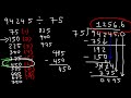 Long Division Made Easy - Examples With Large Numbers