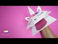 How to Make a Paper Unicorn Hand Puppet | Unicorn Crafts