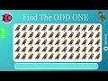 Find The Odd One Out | Quiz | Emoji Quiz | Easy, Medium, Hard