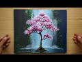 2 ideas for Relaxing Landscapes with Trees/Timelapse/ Acrylic Painting Tutorial