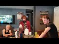 Boys eating Carolina Reaper peanuts