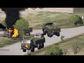 26 JULY! AWESOME NEWS! Ukraine hits important military convoy in Russia #2 - ARMA 3