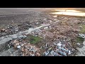 Rolling Fork Mississippi Tornado Path - Massive EF4+ storm rips through middle of town - Drone