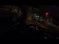 ☔POV you are sitting in your car at a traffic light in heavy rain☔ at night / 1 Hour / 4K