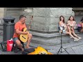 😍 STREET MUSICIAN PLAYS LOVE SONG IN FLORENCE 😍