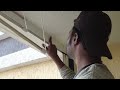 Installing foldable mosquito net in a balcony