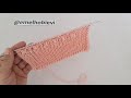 Buğday Başağı Yolu 🌾🌿 Örgü Modeli | How to Knitting Tutorial Stitch Free Pattern DIY