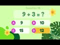 Fun With Numbers: Kids' Interactive One-Digit Addition Quiz!