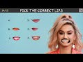 Pick The Correct Lips - | Can You match Up The Lips To These Singers?