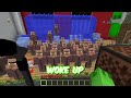 Mikey Family Built a House inside JJ’s BED - in Minecraft (Maizen)