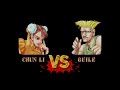 Street Fighter 2, the duality of matchups