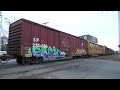 One of the Last Freight Trains Leaves Red Bank Yard