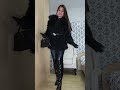 Fur Jacket + styling | with shiny boots | & layering leathers  | Lerma Brijana