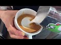 ENG SUB [Latte art] heart basic application! How to draw a double or triple heart! 