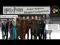 Height Comparison | Harry Potter Actors