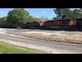 BNSF Coal Train 10 DPUs Victoria MS