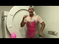 WORLDS LARGEST TOILET FLUSHING NICKELODEON PINK SLIME