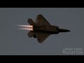 F-22 and F-35a Joint Sunset Demo - EAA AirVenture 2024