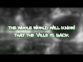 The Ville is Back - Lyric video
