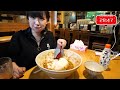 [Gluttony] Challenge the challenge menu with super rich rich ramen and cartoon rice total weight 6kg