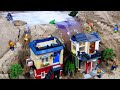 TSUNAMI LEGO DAM BREACH AND LEGO TOWN DISASTER