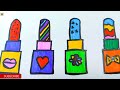 Makeup drawing painting colouring easy acrylic painting for kids art and learn art fun