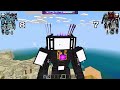 INFECTED SKIBIDI MAN VS SKIBIDI MAN - SKIBIDITOI V18.5 and SKIBIDI TOILET V8.5 | MINECRAFT PE BATTLE