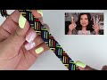 WOVEN RAINBOW BRACELET TUTORIAL [CC] || Friendship Bracelets