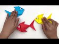 How To Make Easy Origami Paper Fish For Kids / Nursery Craft Ideas / Paper Craft Easy / KIDS crafts